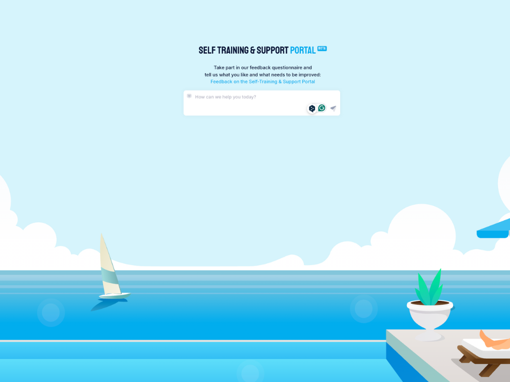 Self Training and Support Portal