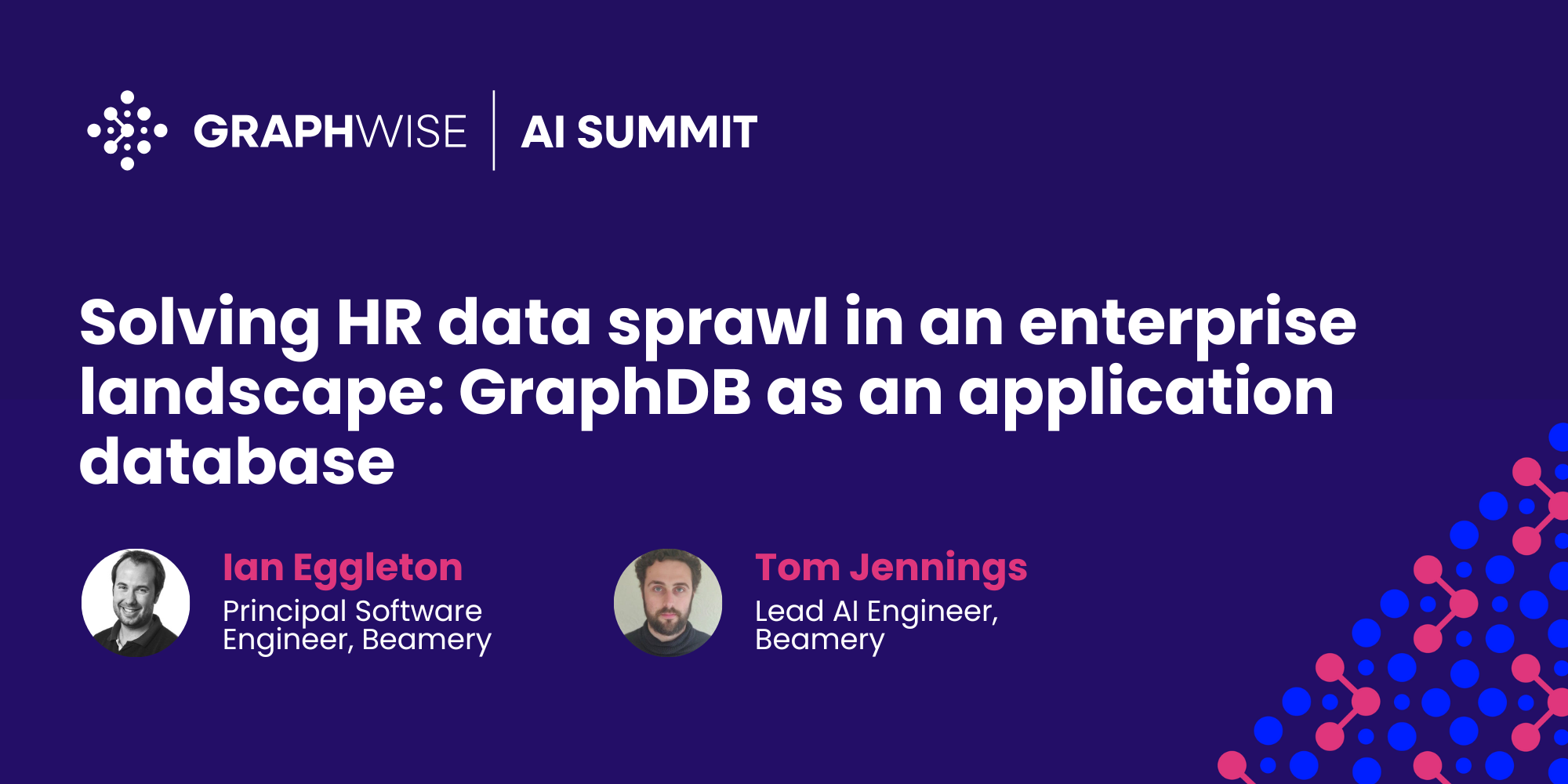 Solving HR data sprawl in an enterprise landscape: GraphDB as an application database