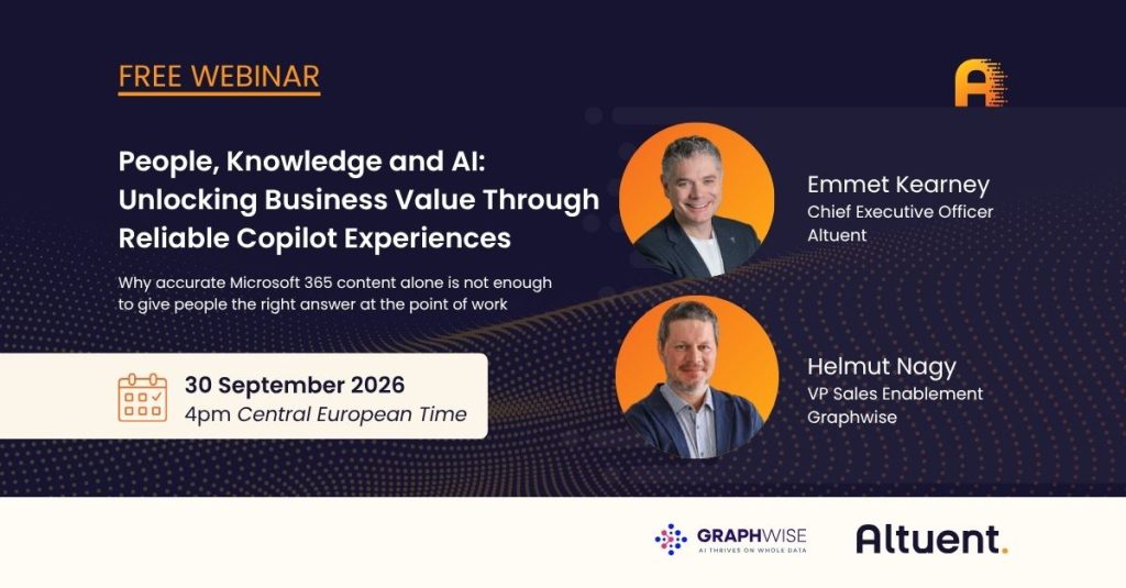 People, Knowledge and AI: Unlocking Business Value Through Reliable Copilot Experiences
