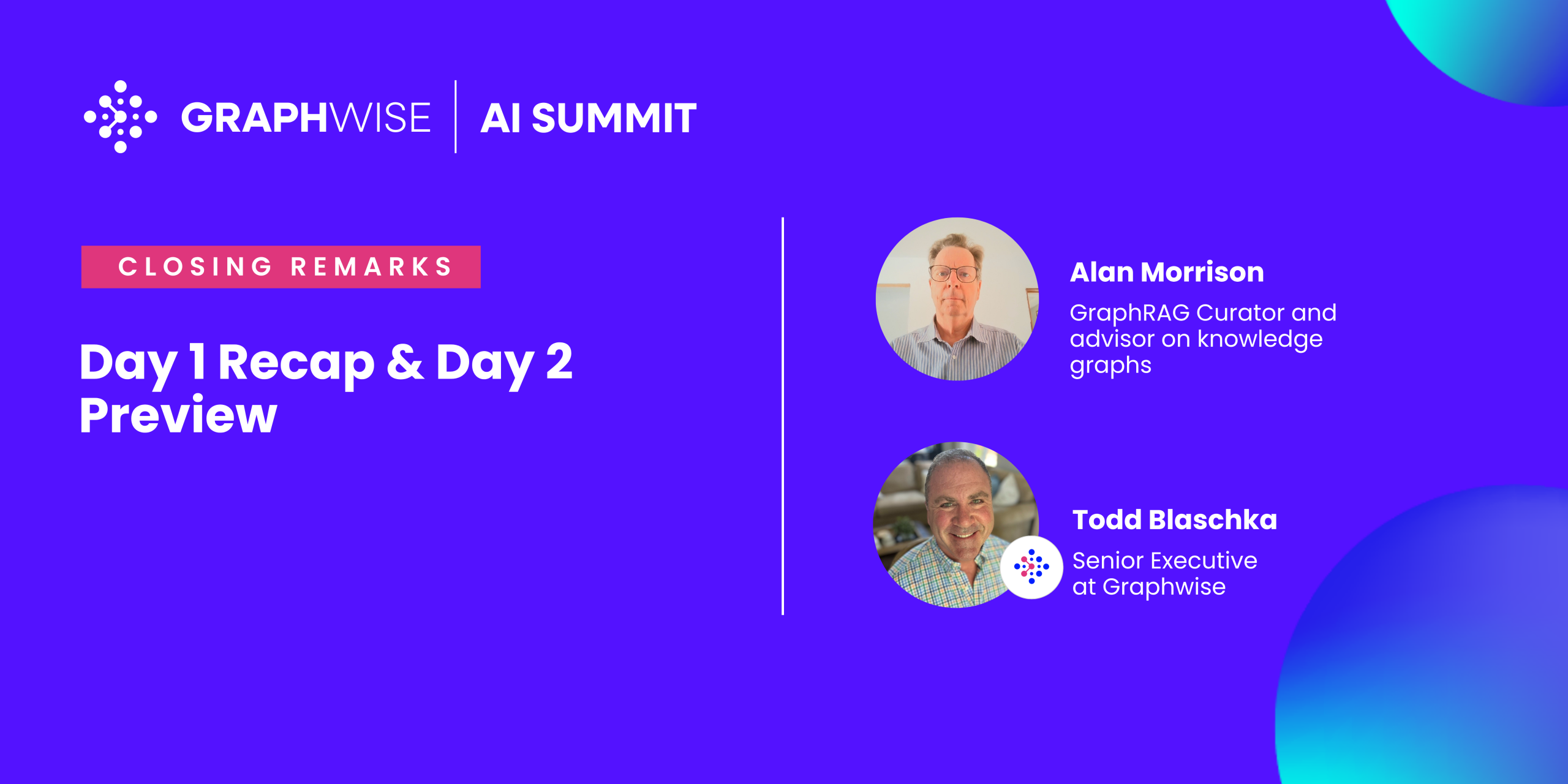 Day 1 Recap & Day 2 Preview