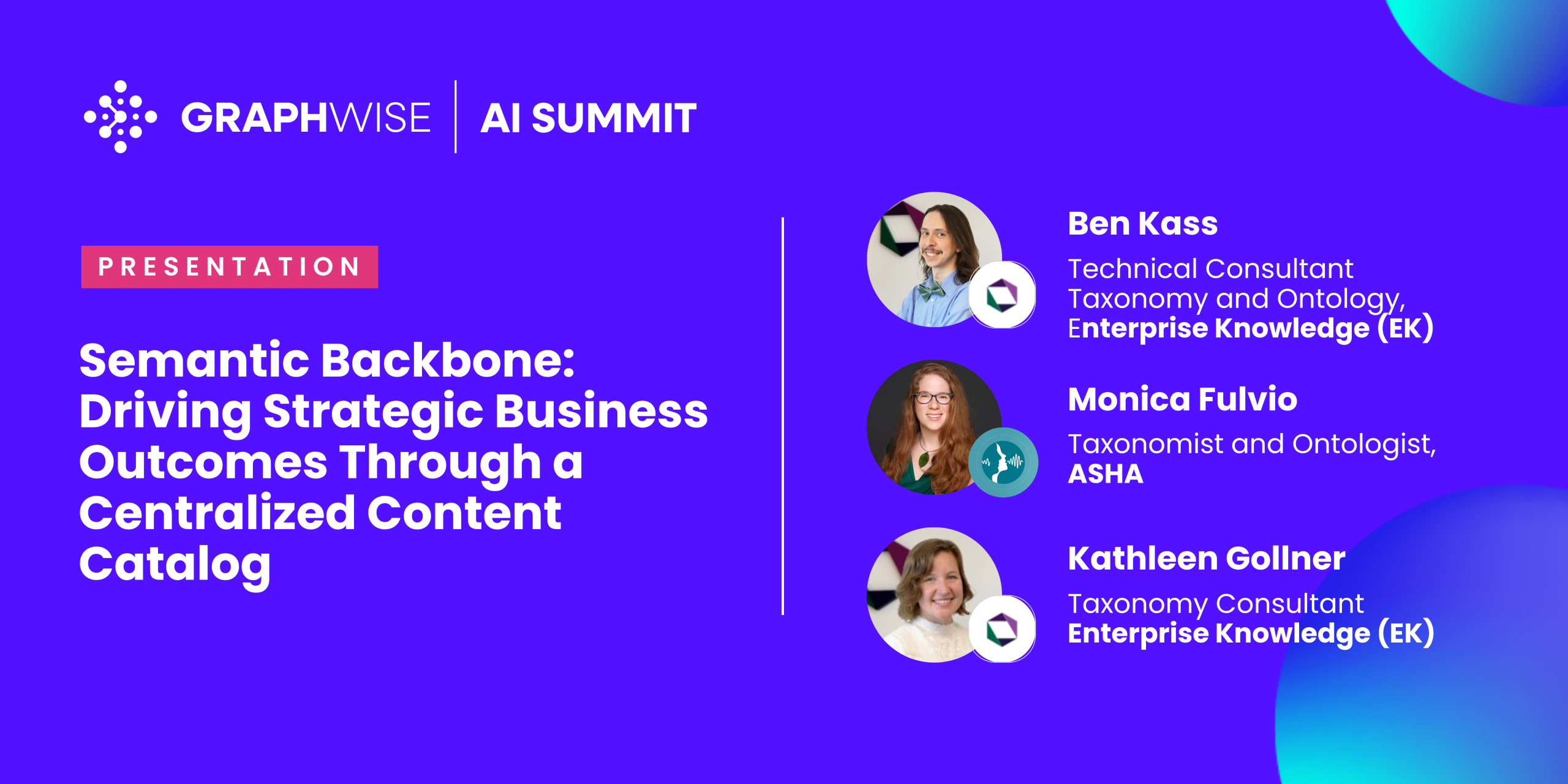 Semantic Backbone: Driving Strategic Business Outcomes Through a Centralized Content Catalog